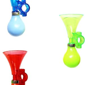 3 Pcs Manually Bike Bugle Loudspeaker Siren Hooter Snail Air Horn Kids Bicycle Horn for Kids Children Bicycle Bike